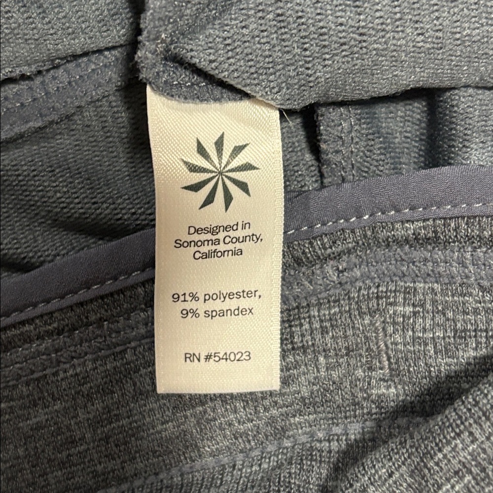 ATHLETA techie terry grey blue mini skirt - Picture 6 of 9